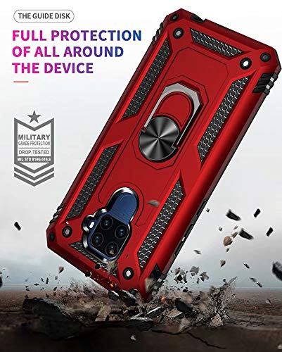 Custodia Magnetica 360° Per Huawei Nova 5 – Con Anello E Supporto, Cover TPU + Pellicola In Vetro Temperato, Oro