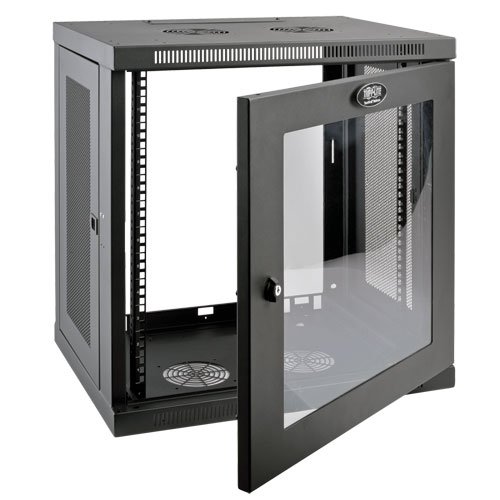 image for Tripp Lite 12U Wall Mount Rack Enclosure Server Cabinet with Acrylic G