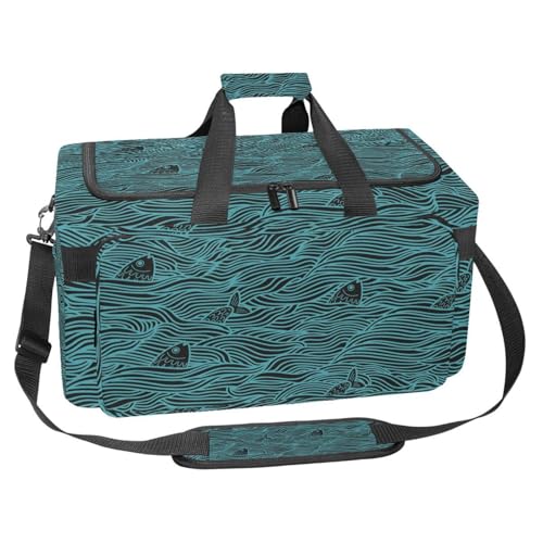 Sac de sport 30 L motif crâne géométrique pour entraînement et voyage