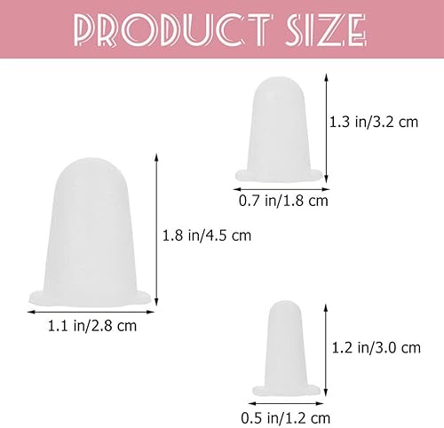 Miniatura 5 de UPKOCH Cubierta de punta de decoración de tartas, juego de cubierta de punta de glaseado de silicona para decoración de tartas, fundas de silicona