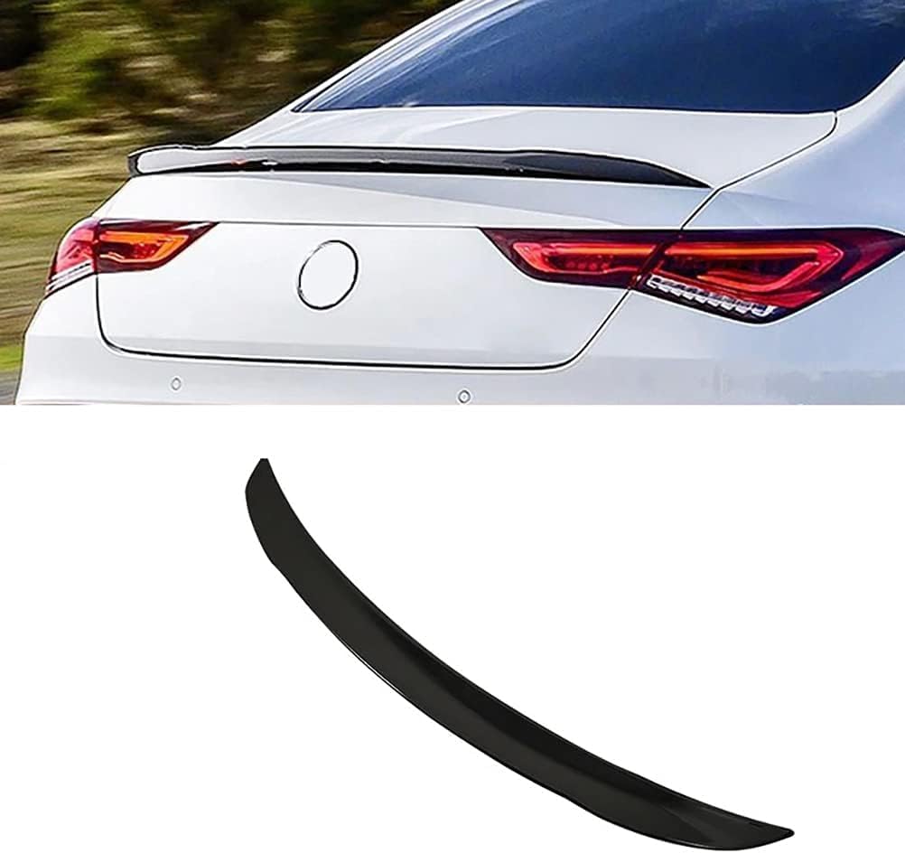 LYHCM Car Rear Spoiler for Benz Klasse CLA W118 C118 2020 2021 2022 CLA35 CLA180, Rear Boot Spoiler Lip Splitter Wing Lip Wing Rear Spoilers Tail Trunk Spoiler Accessories