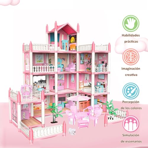 Casitas, Toy casa juguete niña Marca DAQI (3)