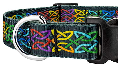 Country Brook Petz - Deluxe Celtic Pride Dog Collar - Made In The U.s.a. - Irish Pride Collection With 3 Lucky Designs (5/8 Inch, Small) #TOP14