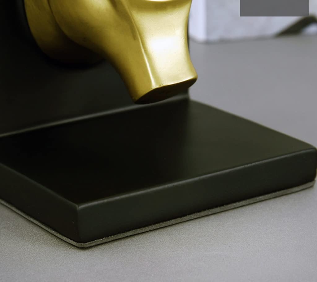 Dekoracyjne Podpórki Do Książek Biurowych Końcowe końcówki, Heavy Duty Bookends Rezydencja Bookend Uchwyt Książki Book End Beautiful Decorative Korki do półek(A)