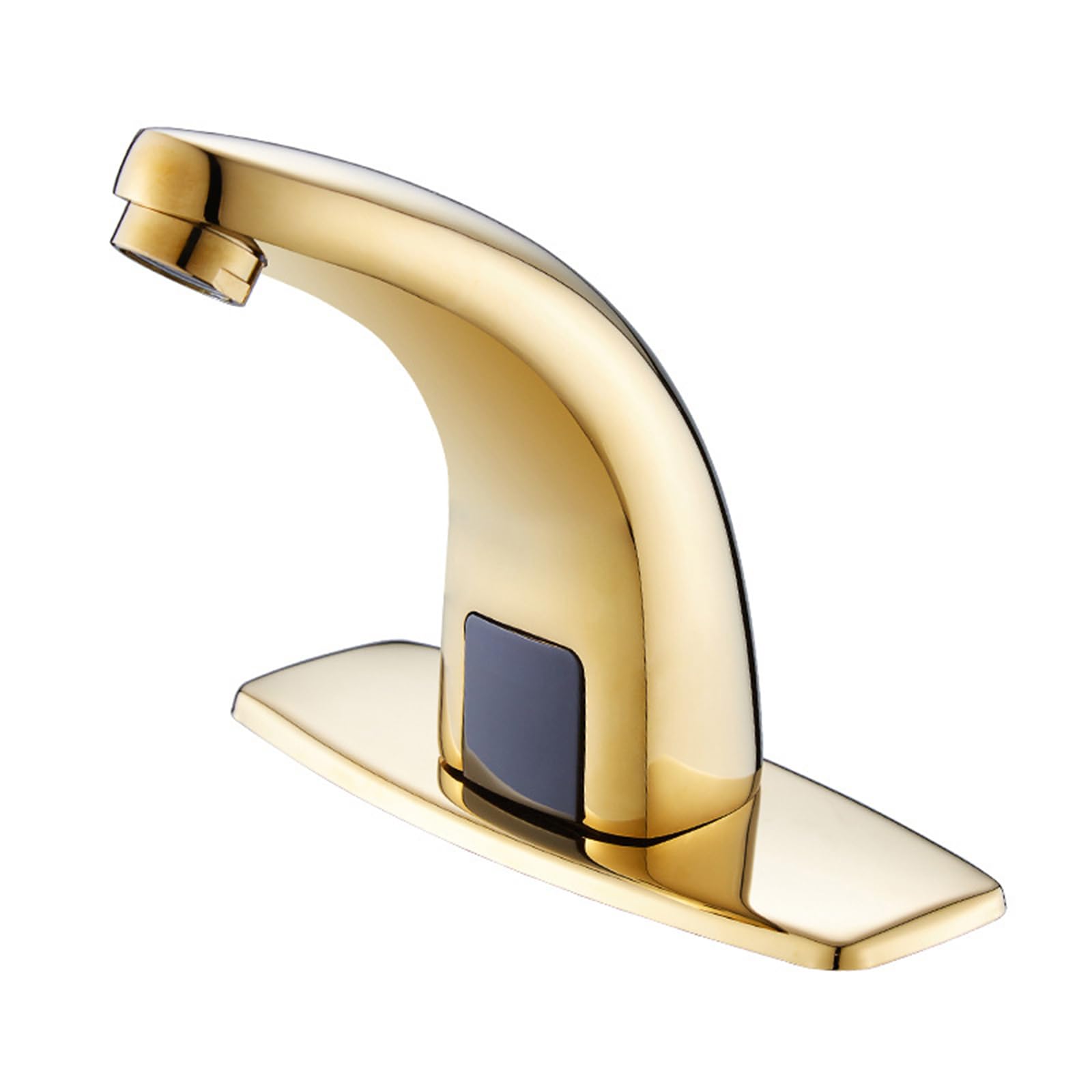 HADECOLL Touchless Bathroom Faucet Golden Sensor Faucet Basin Taps Hot And Cold Water Basin Mixer Tap