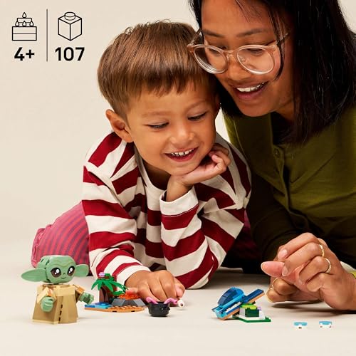 Image of LEGO Star Wars: The Mandalorian Grogu's Homestead Toy Building Set for Kids Ages 4+ - 75443