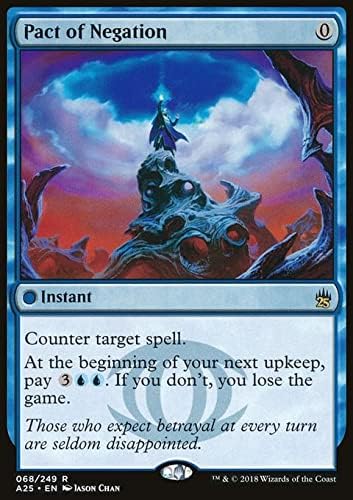 MTG Magic: The Gathering - Pact of Negation (68) Masters 25 A25, Blue, (A2568)