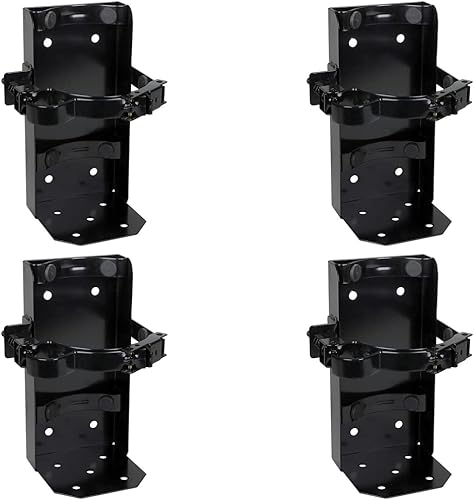 Soportes de montaje universales para extintores de incendios de 5 libras de acero resistente, 807 (paquete de 4)