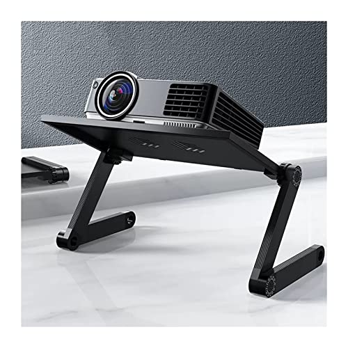 Soporte ajustable para proyector con trípode y bandeja retráctil miniatura 6