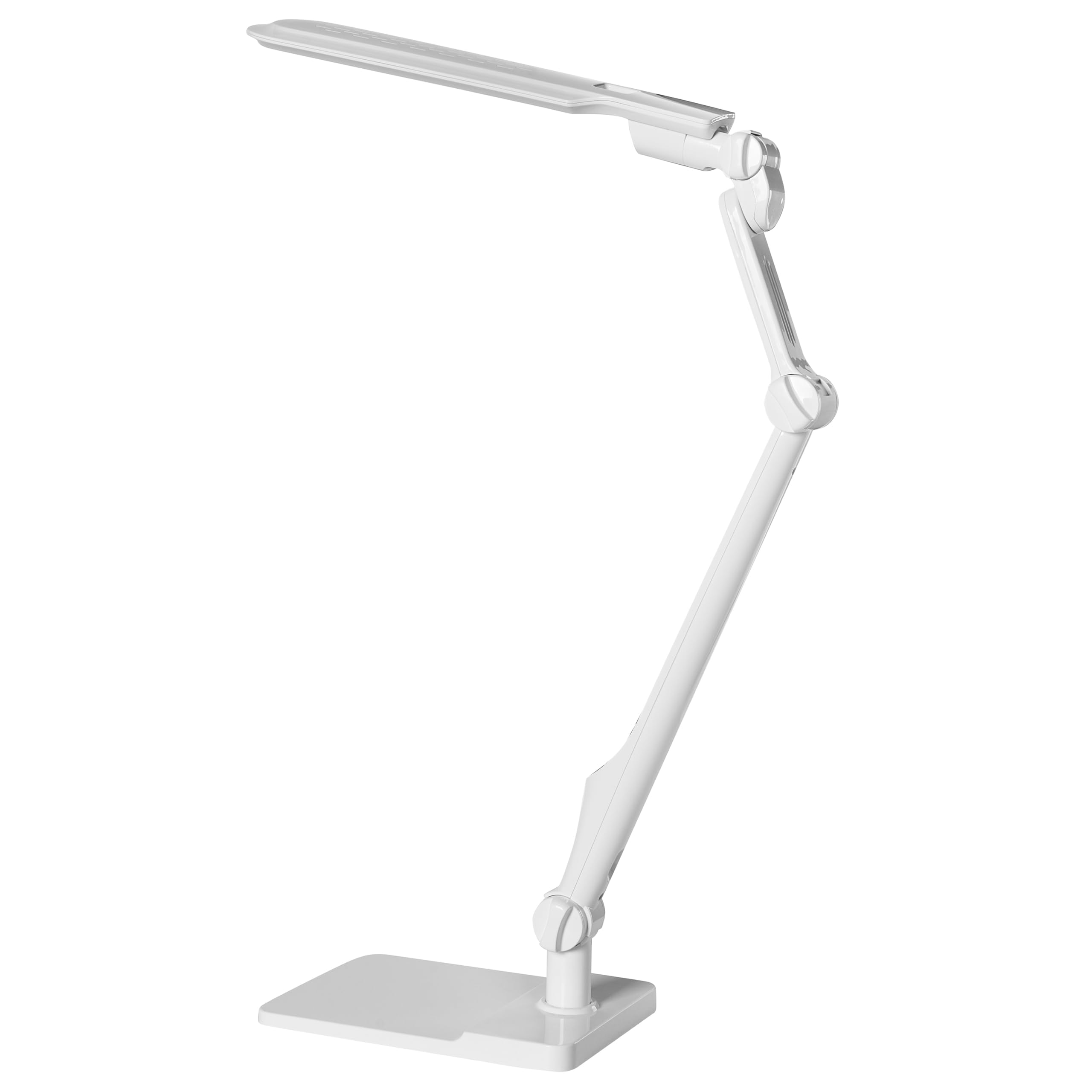 Beliani Schreibtischlampe LED weiß verstellbar dimmbar modern für Homeoffice Pegasi