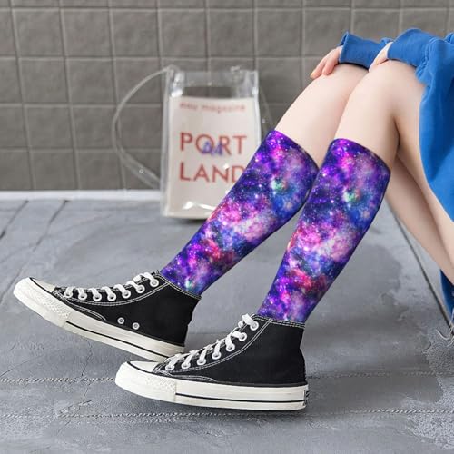 Image of Knee High Socks for Women Girls Fashion Women's Festival Stockings for Casual Running Work Travel