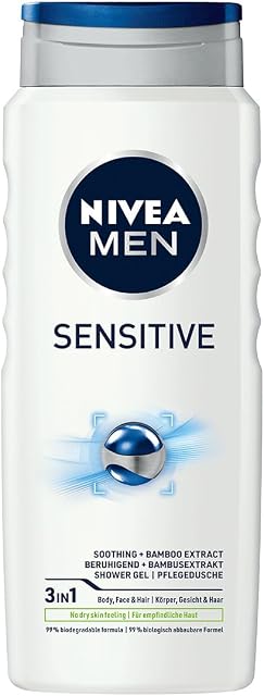 NIVEA MEN Sensitive Łagodzący żel pod prysznic dla mężczyzn 500 ml