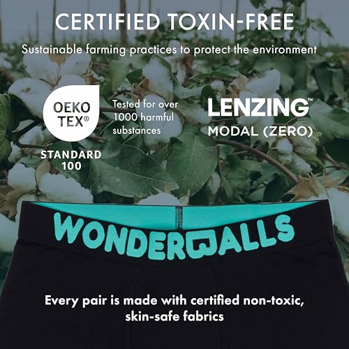 Wonderballs Short Boxer Briefs for Men - Ultra-Soft, Breathable Peruvian Pima Cotton & Modal Blend Athletic Underwear for Men3