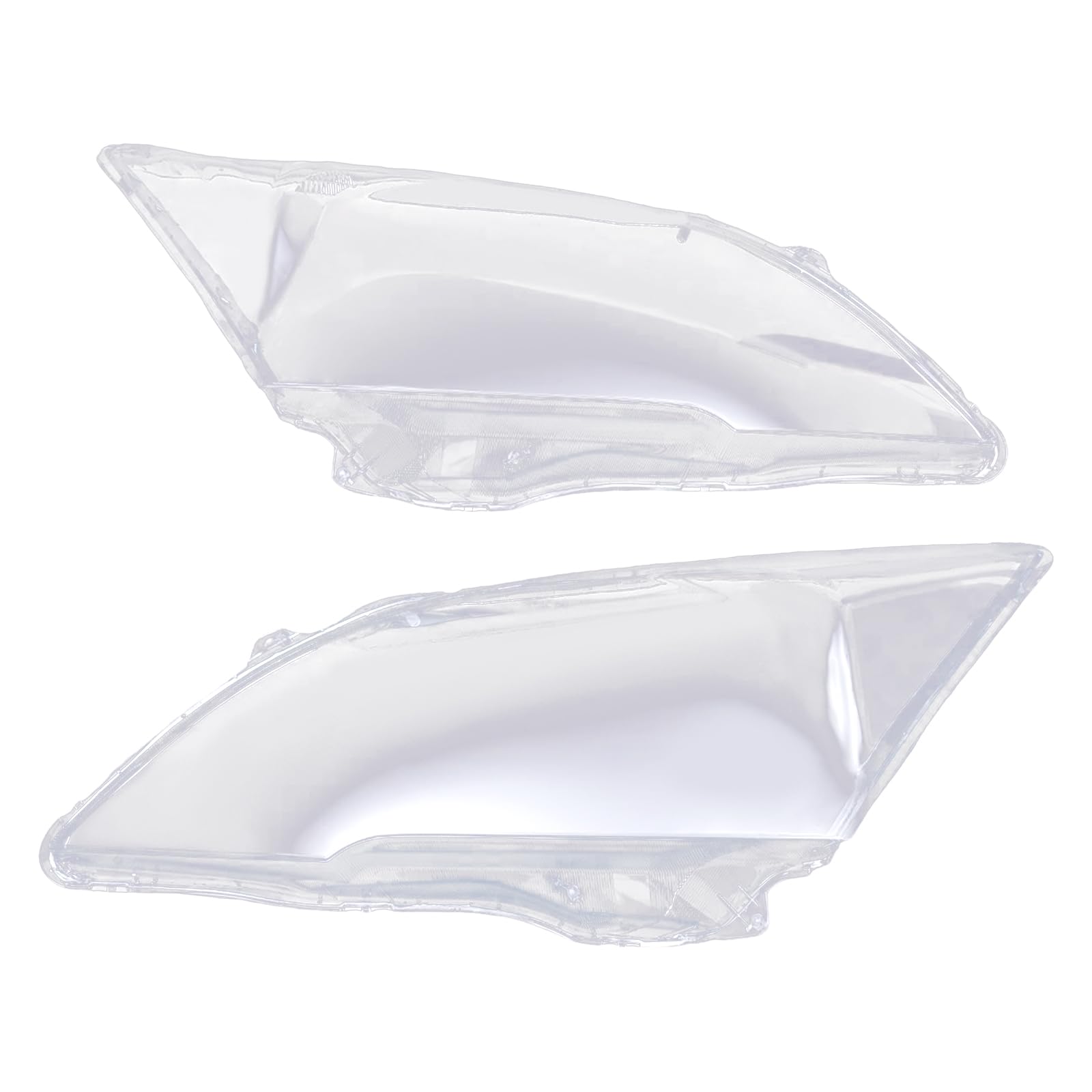 Headlight Lens Cover,1 Pair Headlight Headlamp Lampshade Lens Cover For 2007 2008 2011 For HONDA CRV Right+Left PC Headlamps Lampshade Lens Cover
