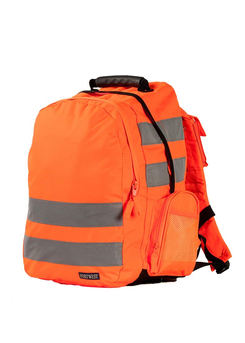 Portwest Orange Hi-Vis Rucksack