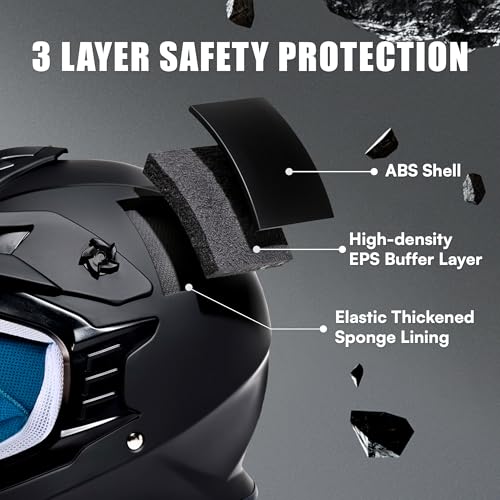 TRIANGLE Adult Dirt Bike Helmet