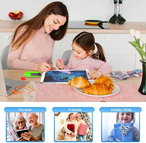 PHANTASYART Stitch Diamond Painting Art Kits for Adults and Kids,Stitch Diamond Painting Stitch Diamond Art Kits,Stitch Crystal Painting Art Stitch Kits for Home Wall Decor 30x40cm