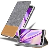 cadorabo Coque pour Samsung Galaxy Note 3 Neo en Gris Clair Marron - Housse Protection avec Fermoire Magnétique, Stand Horizontal et Fente Carte - Portefeuille Etui Poche Folio Case Cover
