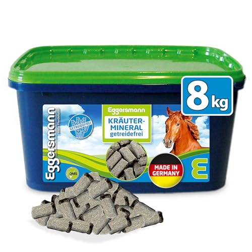 Eggersmann Mein Pferdefutter Kräutermineral getreidefrei 8 kg – Getreidefreies Mineralfutter für Pferde – Zur Unterstützung des Stoffwechsels – Für allergieempfindliche Pferde geeignet Eggersmann Mein Pferdefutter Kräutermineral getreidefrei 8 kg – Getreidefreies Mineralfutter für Pferde – Zur Unterstützung des Stoffwechsels – Für allergieempfindliche Pferde geeignet