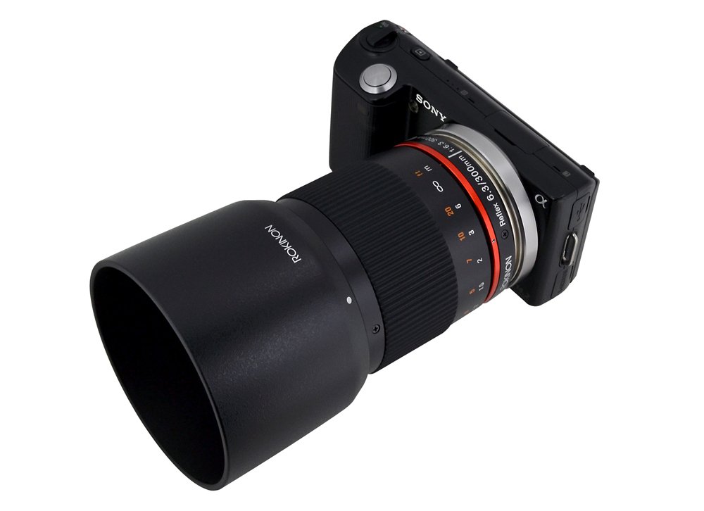 Amazon.com : Rokinon 300M-M-BK 300mm F6.3 Mirror Lens for