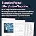 Standard Vocal Literature An Introduction to Repertoire: Soprano Edition | 30 Classical Songs Sheet Music with Online Audio and Diction Lessons | Hal Leonard Vocal Library Songbook