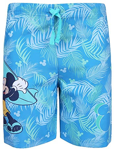 Short de bain Mickey Mouse bleu pour vacances à la plage