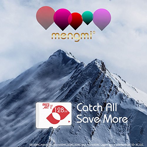mengmi Scheda di Memoria Micro SD 128 GB MicroSDXC con Adattatore SD per Video 4K / Giochi per Nintendo (128 GB U3)