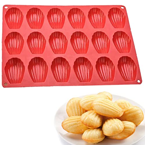Forma de Silicone para Madeleine 18 Divisórias 32X24CM