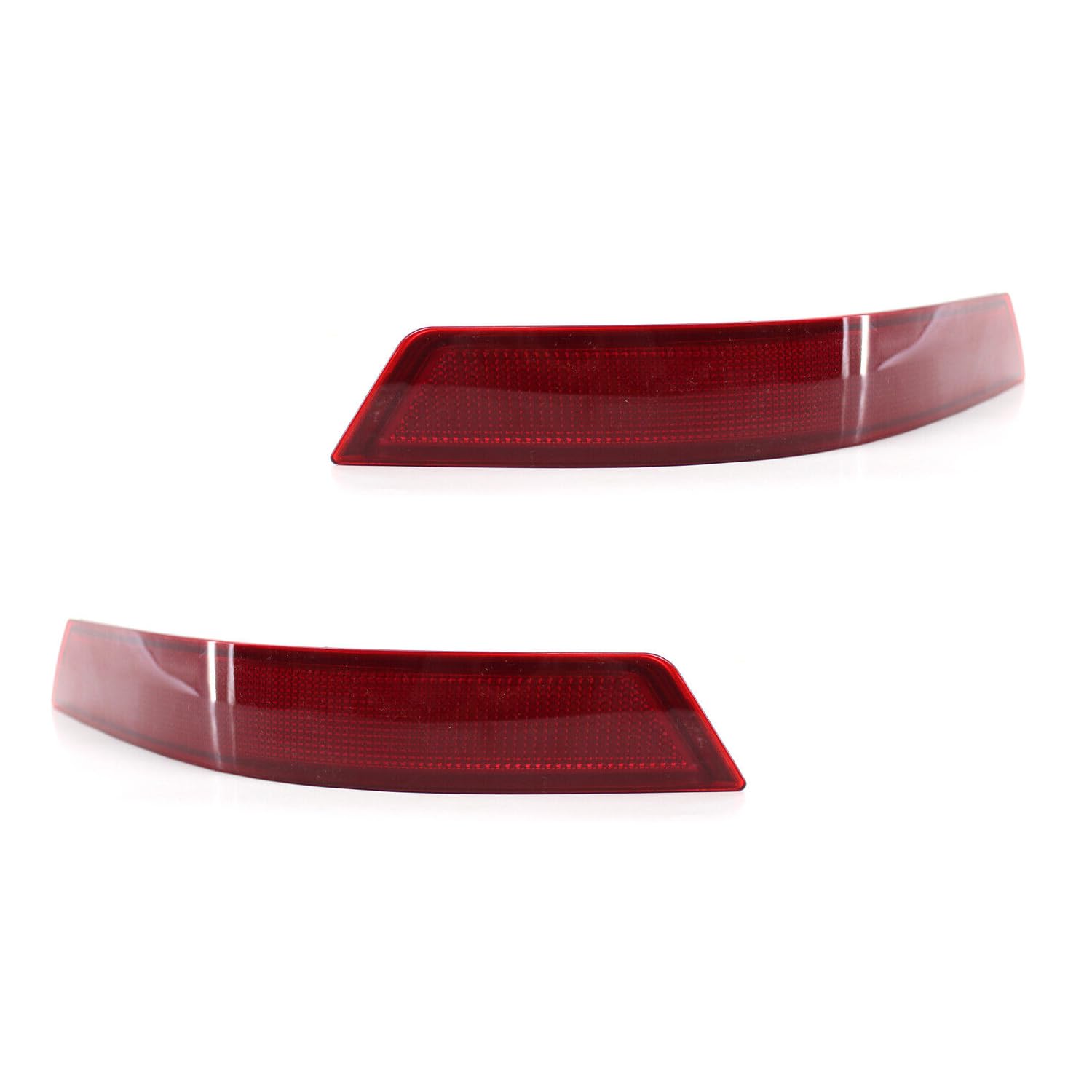 Reflektor für hintere Stoßstange, rote Linse, kompatibel mit Mercedes-Benz M-Klasse W164 ML300 ML320 ML450 2005–2011 (Paar)