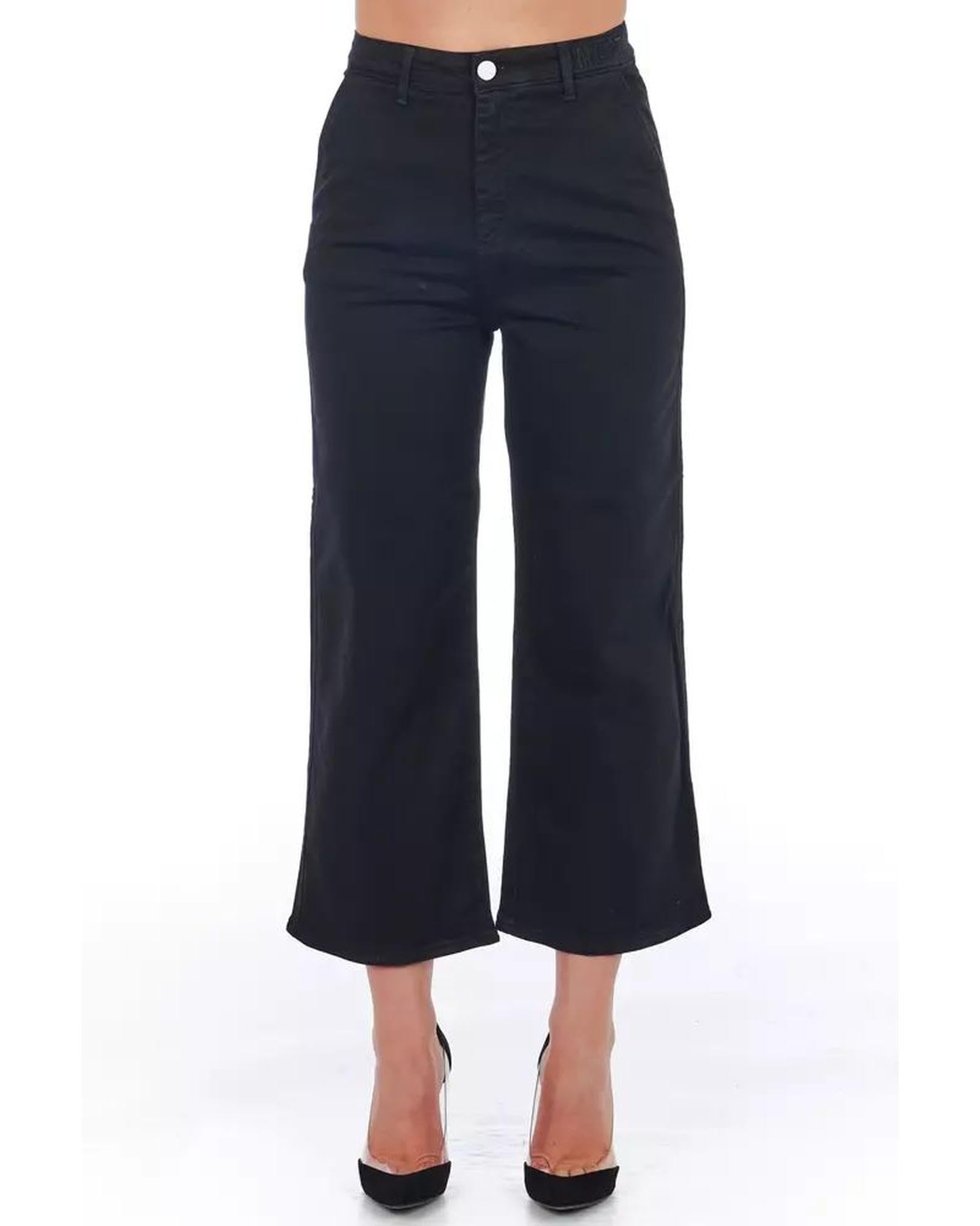 Frankie Morello - BEST SELLERS - Black Cotton Jeans & Pant - IT42 | S