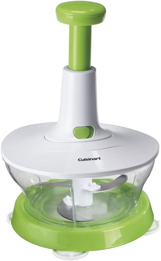 CuisinartPrepExpress Plus Manual Food Processor, Green/White, 8.12"(L) x 8.25"(W) x 8.5"(H)