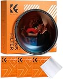 K&F Concept Nano-Bacis Filtro Spirale Halo Filtro Effetto, Filtro Effetti Speciali a Prism in Vetro Ottico con 3pcs Panno di Pulizia con Effetto Alone Circolare Deformato con Visione Tunnel