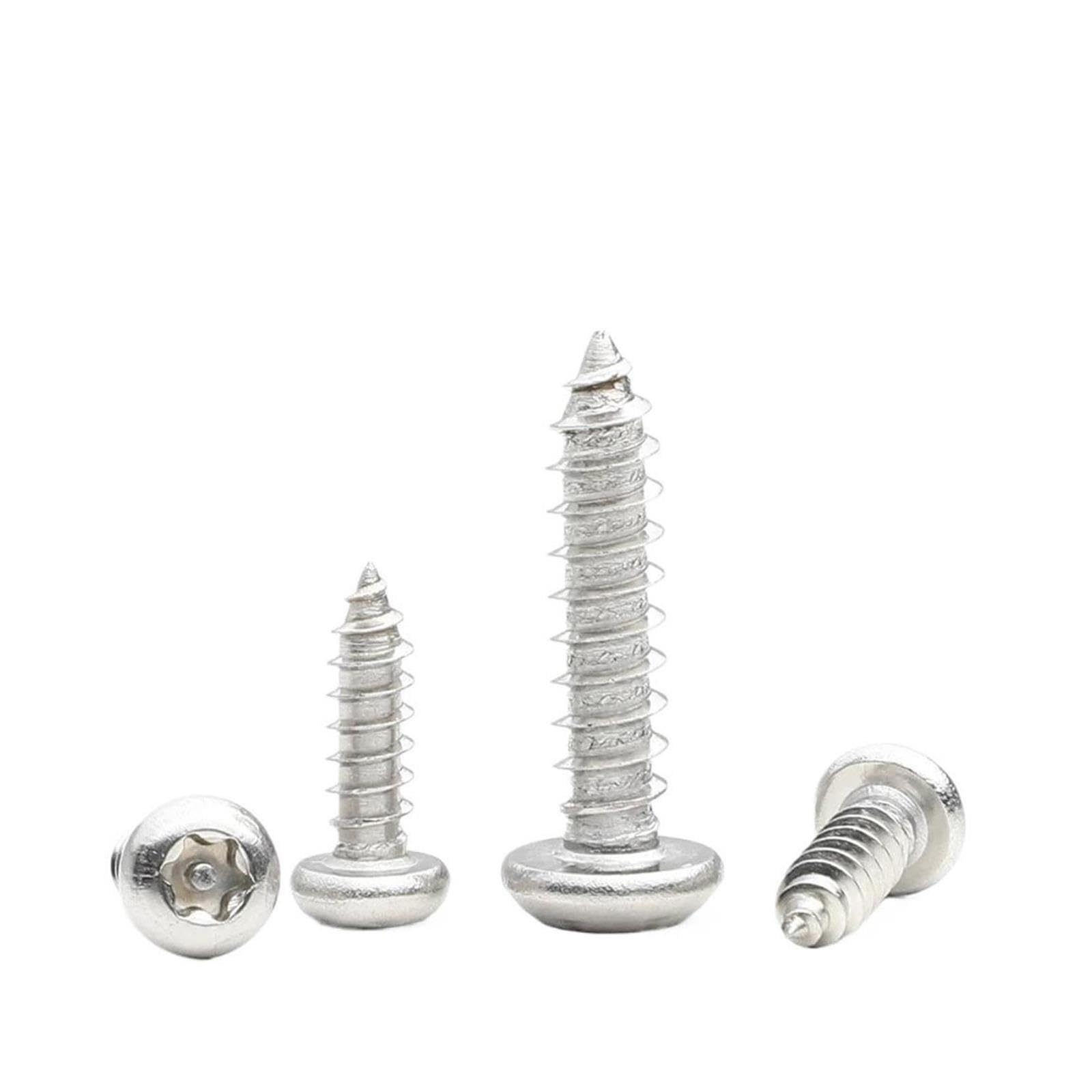 Vite Autofilettante Torx Rotonda Perno Inox 304