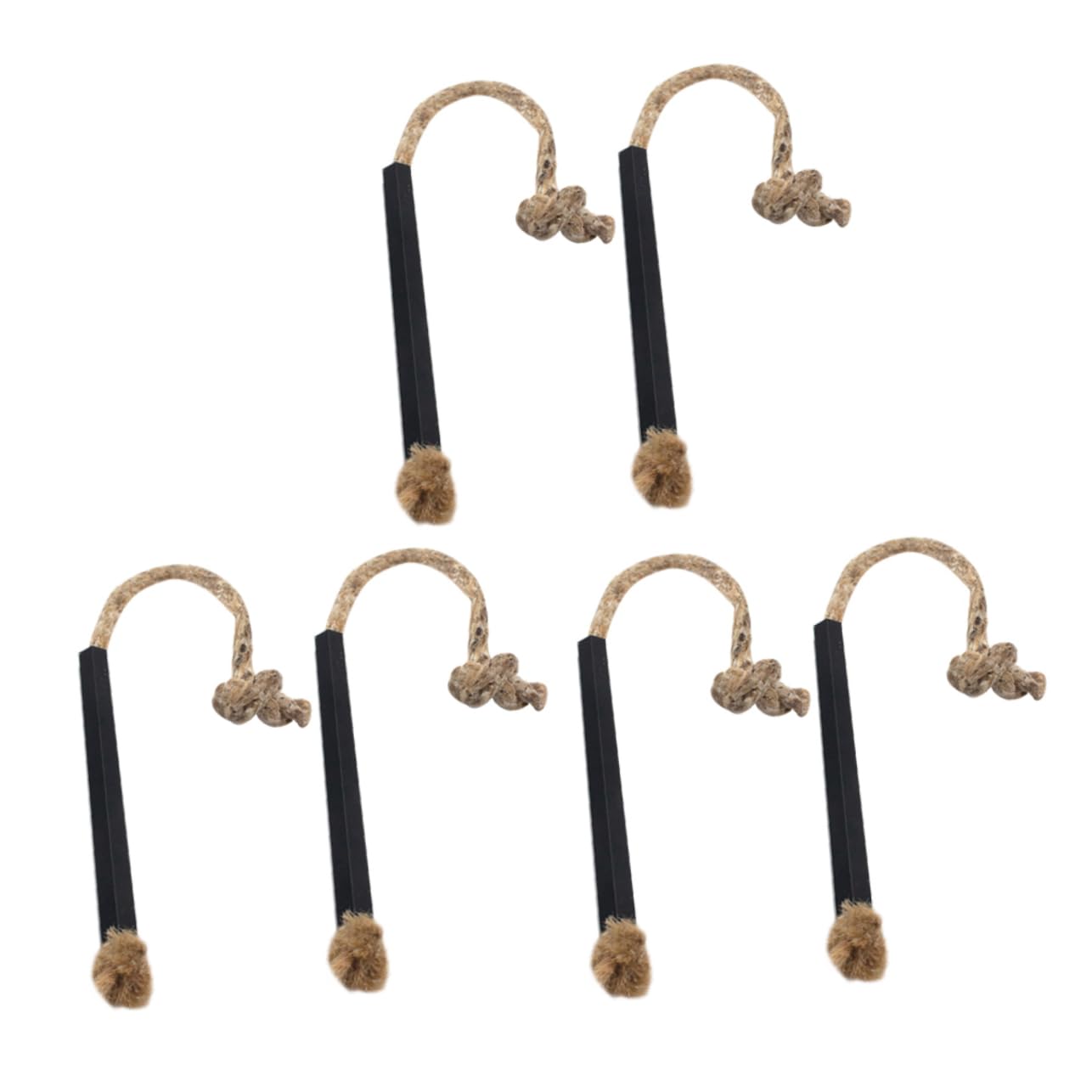 BESTonZON 3 Ensembles Allumage Allume Feu Allume-feu Camping Allume-feu Étanche Départ Corde À Mèche Extérieure Allume-feu À Mèche De Cire Pratique Noir Corde De 6 Pièces * 3