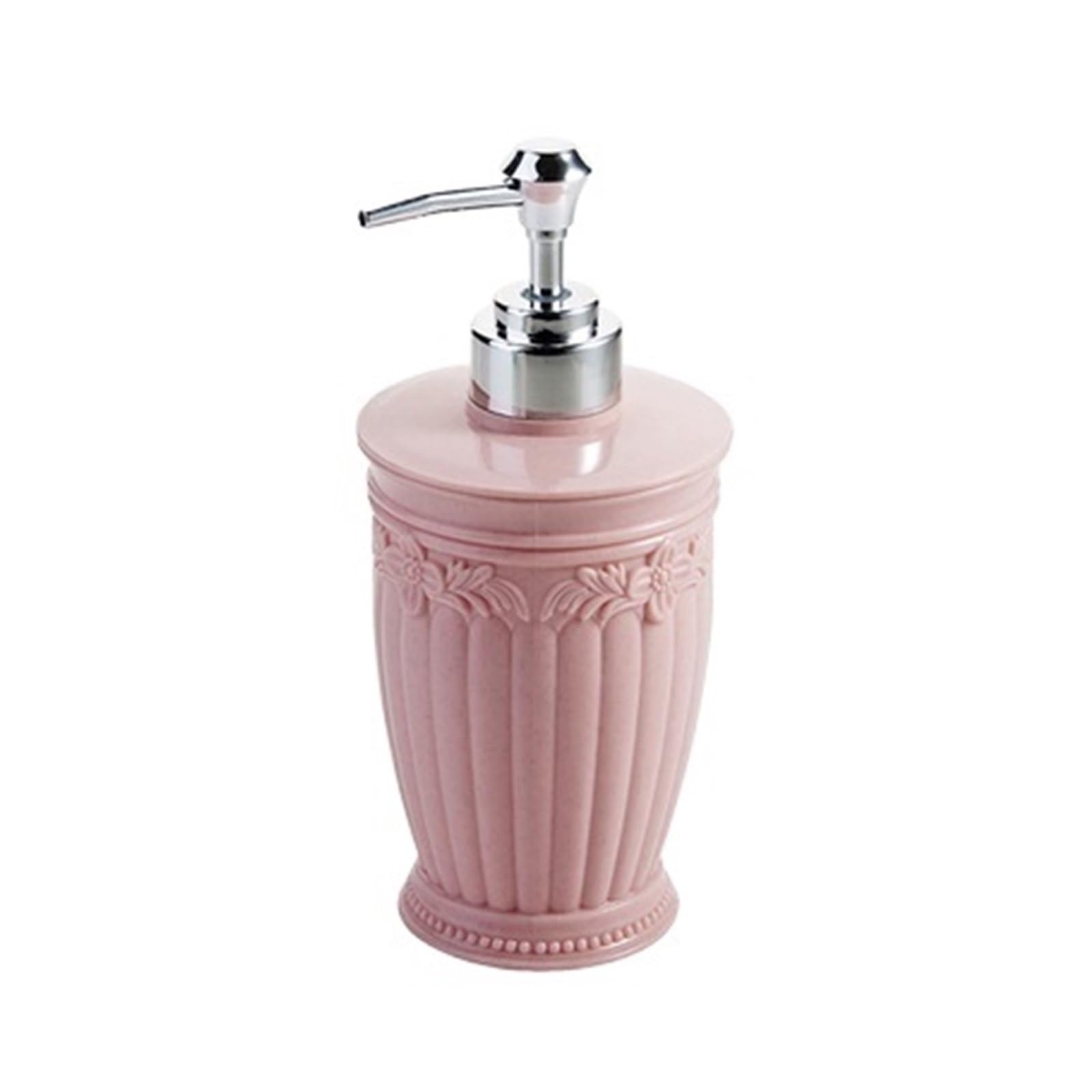 soap dispenser Plastic Refillable Soap Dispenser For Bathroom Premium Kitchen Liquid Pump Bottles(Pink)