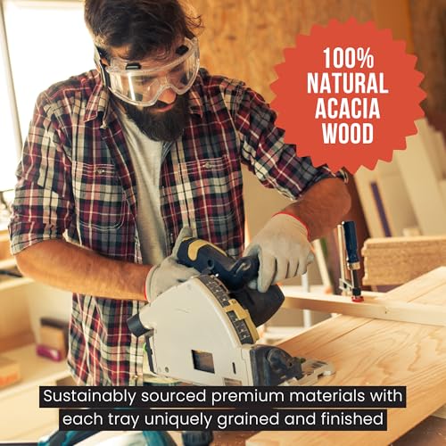 Chef Pomodoro 3 Tiered Serving Trays & Platters with Non-Slip Base for Food Display, Cupcake Stand, Elevated Charcuterie Board Cake Stand, Wooden Tiered Dessert Serving Stand for Parties and Events - Cosy Home Interiors Chef Pomodoro 3 Tiered Serving Trays & Platters with Non-Slip Base for Food Display, Cupcake Stand, Elevated Charcuterie Board Cake Stand, Wooden Tiered Dessert Serving Stand for Parties and Events - Image 7