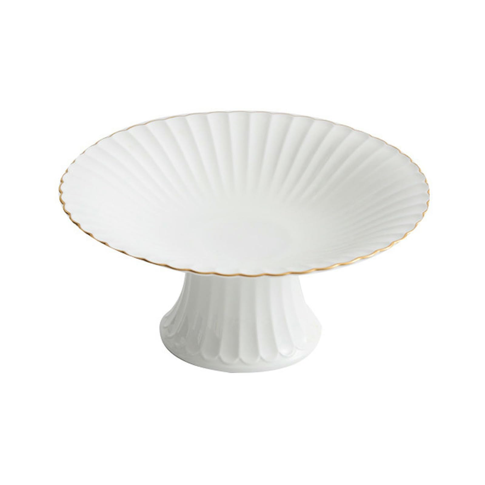 Plato de porcelana de hueso chapado en oro personalizado, plato frío creativo para restaurante de hotel, 10 pulgadas
