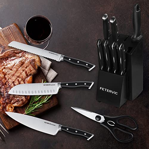 Fetervic Knife Block Set All Knife Sets