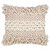 BY SIGRIS Signes Grimalt Cojin Boho | Cojin Yute - 45x45 cm, Color Natural