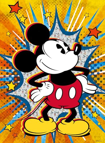 Ravensburger 12000429 - Disney Mickey Mouse - puzzle 500 piezas – puzzle adultos y niños a patir de 12 años, puzzle Disney, regalo Disney