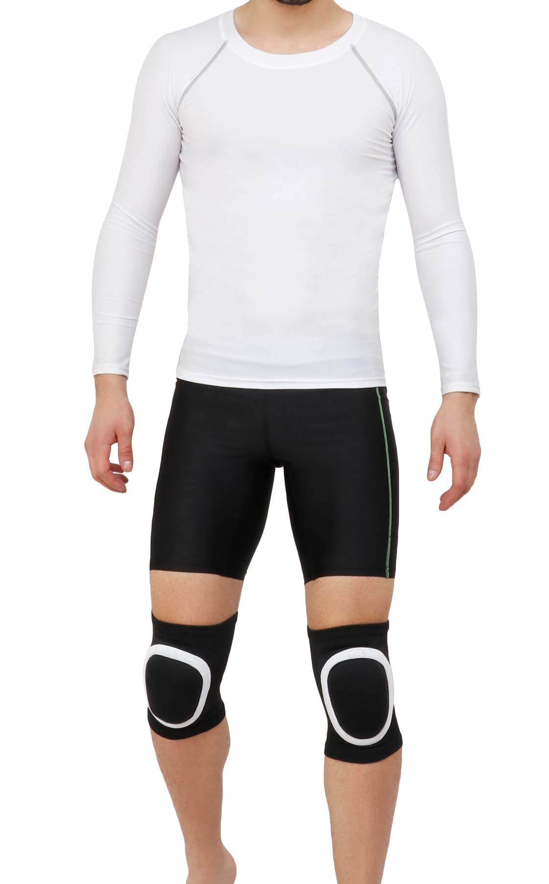 NEVER LOSE Dancing/Skating/Cycling/Guard Protector Knee Pads White-Youth 3