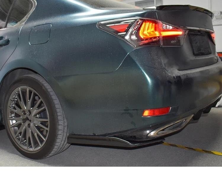 Envoltura trasera Lexus GS 2016-2020 y divisores parachoques coche 4
