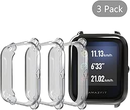 (3 Pack) Seltureone Screen Protector Cases Compatible for Amazfit Bip Case, Full Body Protection TPU Anti-Scratch Cover for Huami Amazfit Bip- Clear - coolthings.us