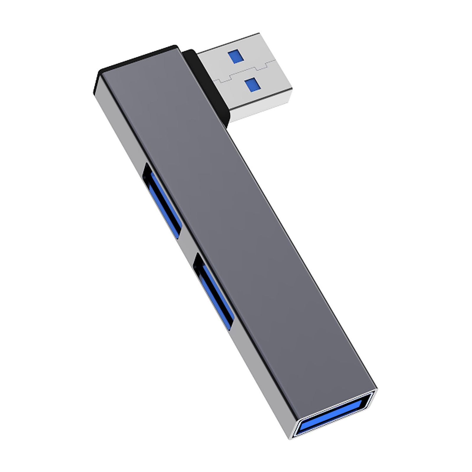 90 Degree USB Type C Hubs Docking Station 4 Port Data Transfer Expander Fast USB3 0 for PC