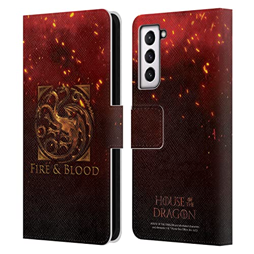 Coque Samsung S21 5G Targaryen cuir pour regarder vos séries