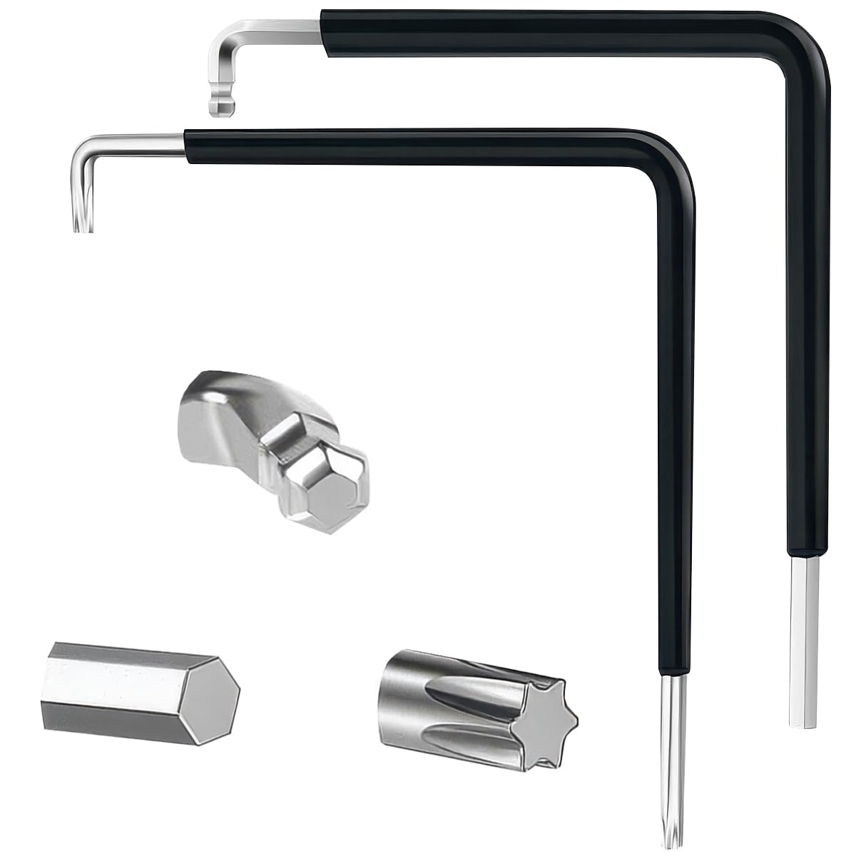 Kit 2 Outils Réglage Fenêtres - Clés Allen 4mm & Torx TX15 - Pour Montage & Entretien