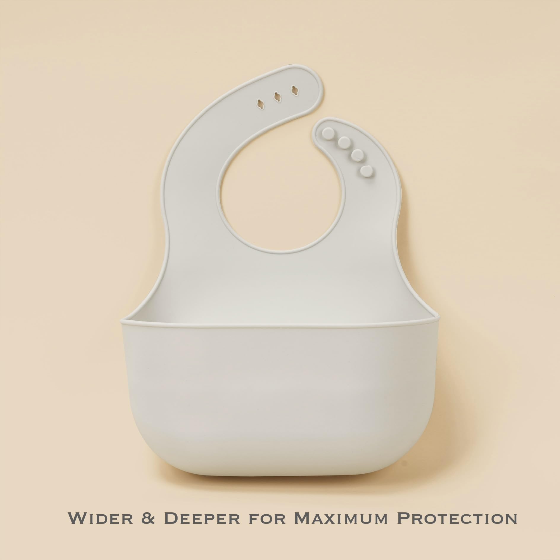 Bavaglino per bambini per cinetosi e malattie da viaggio, in morbido silicone, per bambini e bambini, riutilizzabile, impermeabile, con tasca profonda, facile da pulire, leggero, design UK