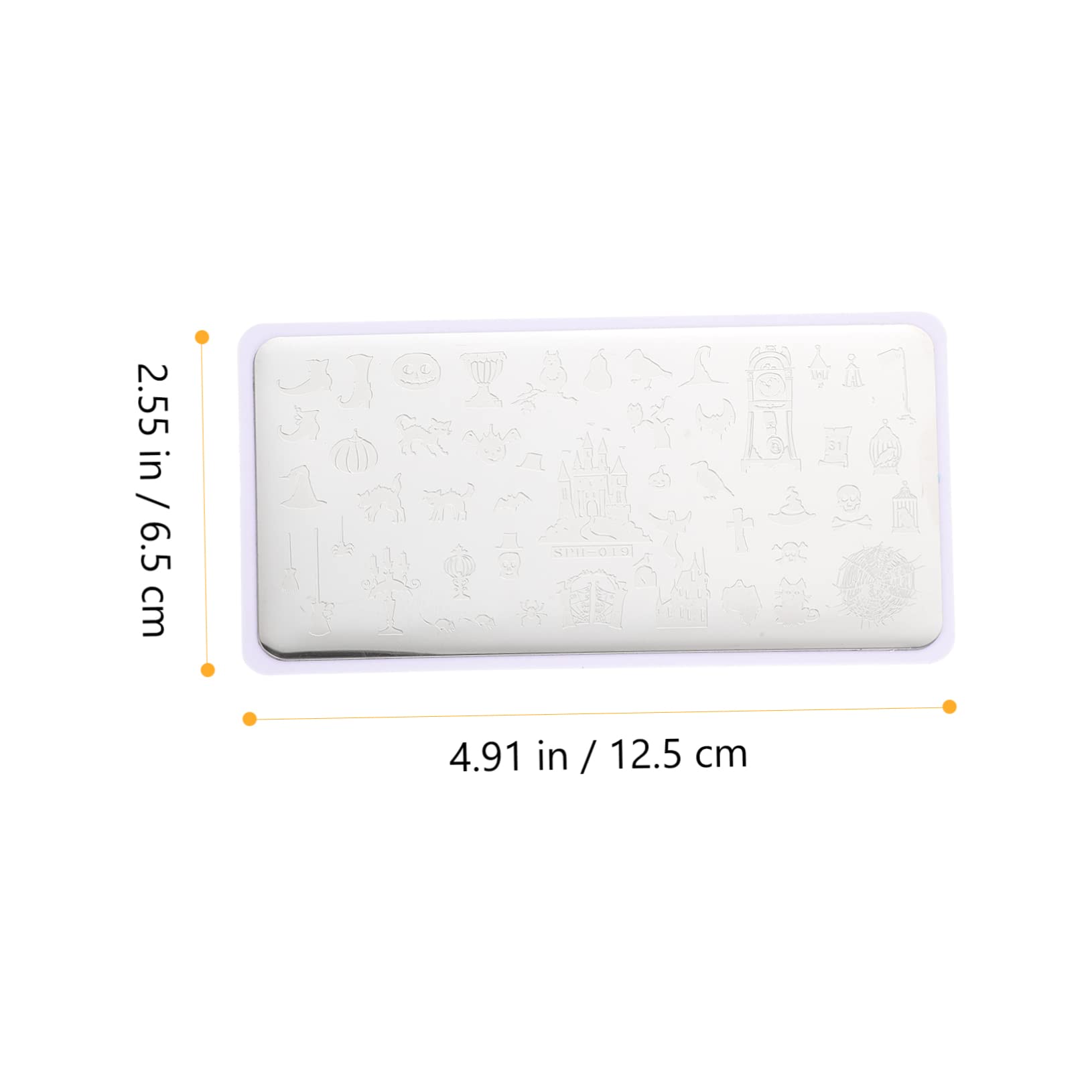 Healvian 8hojas Plantillas De Estampado De Uñas De Halloween Kit De Placas De Manicura De Diseños Temáticos De Calabaza y Esqueleto Para Decoración De Uñas Fiestas Halloween