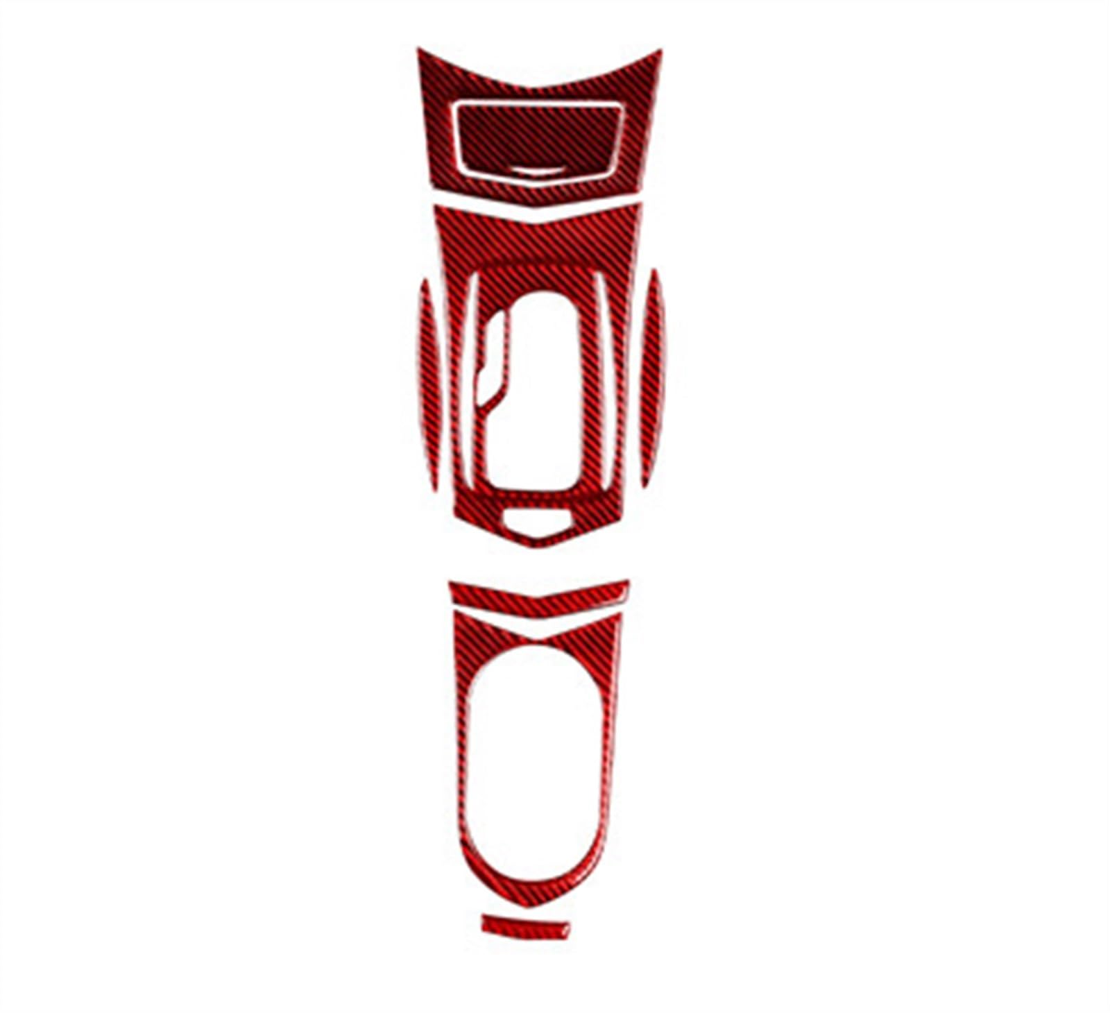 Piwine Rosso Car Interior Accessories Sticker Automatic Shift Cup Holder Panel Trim Decal For Cadillac Ats 2013-2019 Sedan