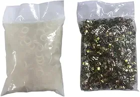 Kit para Laços Pet 1.000 Anilhas + 1.000 Elásticos - Artmaq